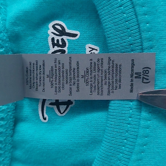 Disney Mickey mouse Girls Donald Duck sea scouts tee M 7/8 - Picture 4 of 5